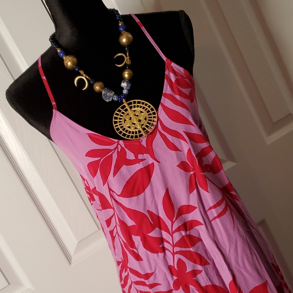 Summer Pink Maxi Dress